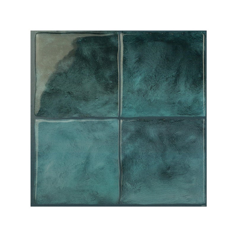 SMART TILES Peel and Stick Backsplash - 5 Sheets of 9"" x 9"" - 3D Adhesive Peel and Stick Tile Backsplash for Kitchen, Bathroom, Wall Tile, Costa - Image 1